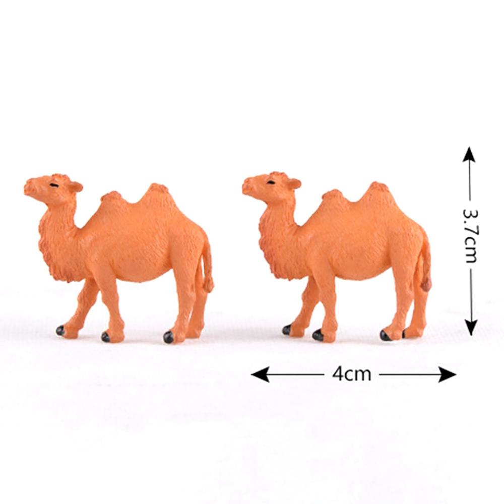 2/6/10pcs Desert Ornament Model Camel Fairy Garden Home Decoration Miniature Figurines