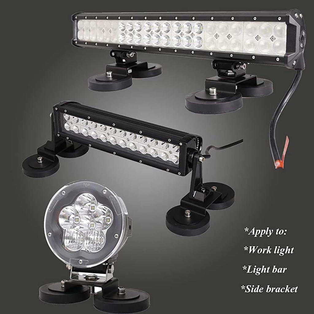 Магнитный кронштейн для крепления светодиодных балок, прочный кронштейн для легковых и грузовых автомобилей 4x4, яркий бар -C