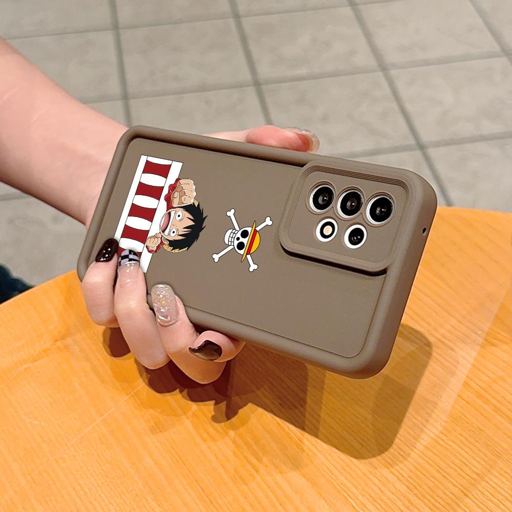 Soft Silicone Square Ladders Cartoon Pattern Full Cover Camera Protection Shockproof Case for OPPO Reno Realme OnePlus