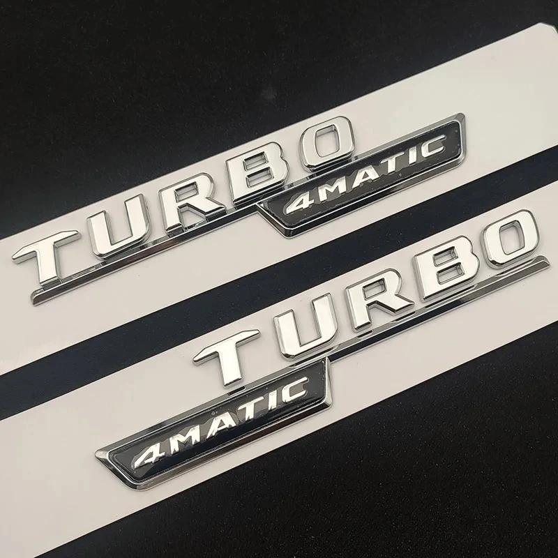 LWC1 3D ABS Car Letters For Mercedes CLA35 CLA45 AMG C117 W117 CLA45S C118 W118 Fender TURBO 4MATIC Emblem Logo Sticker Accessories
