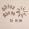 Petals False Nails Long Oval Nail Tips Manicure Press on Nails  Women