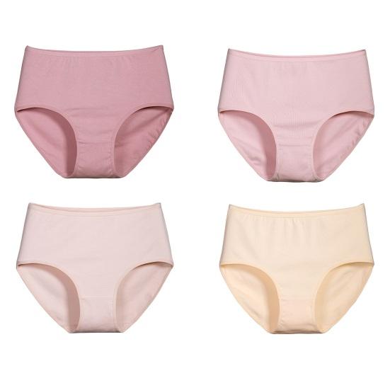 Женские трусы с высокой талией, мягкое, полностью закрывающее хлопковое нижнее белье, женские бесшовные эластичные трусики для повседневной носки