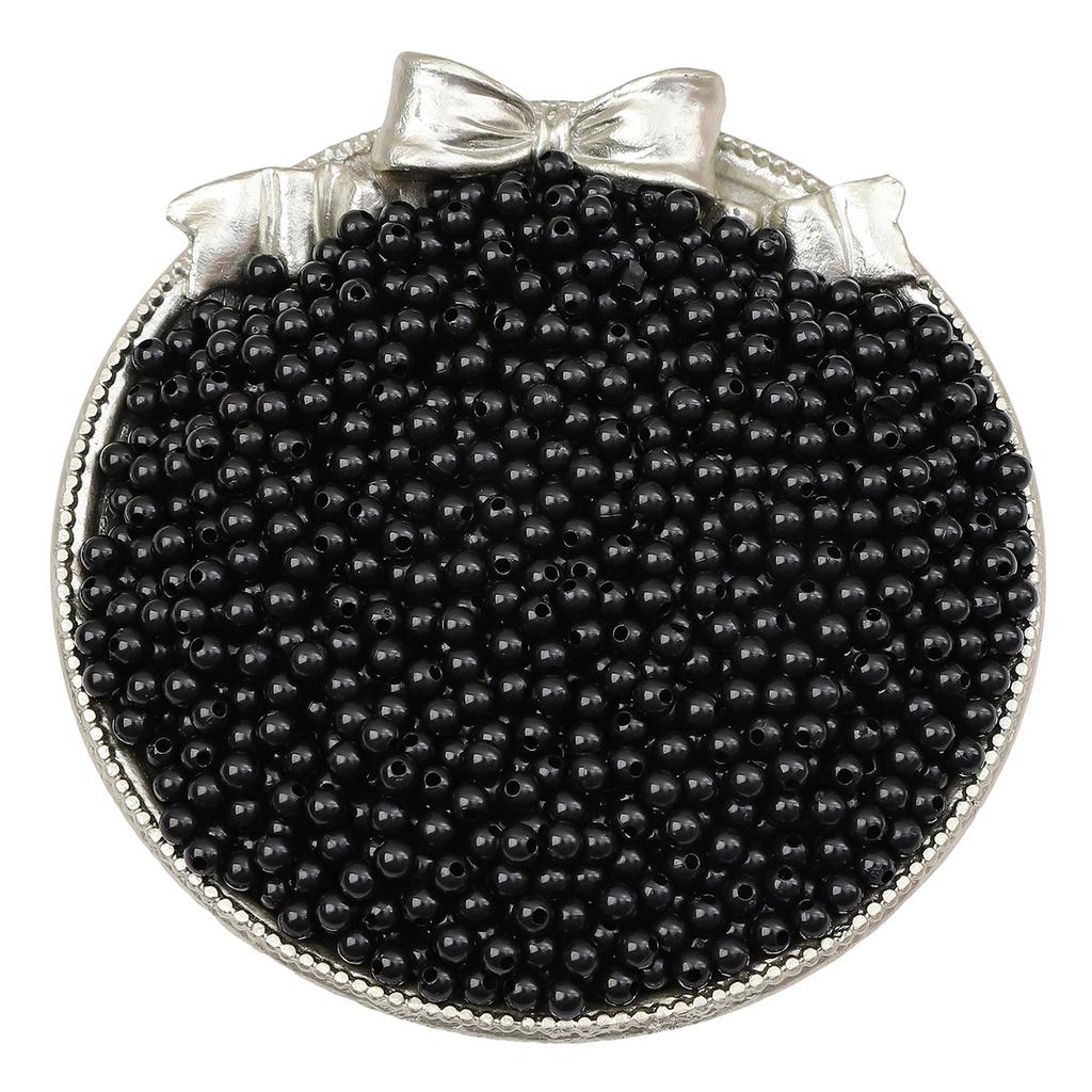 Бусины для браслета ручной работы 3/4 мм акриловые однотонные круглые бусины бусины ручная работа бусины для браслета россыпью бусины ювелирные аксессуары