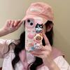 Премиальный силиконовый чехол-браслет с мультяшным котиком для iPhone 17 Pro