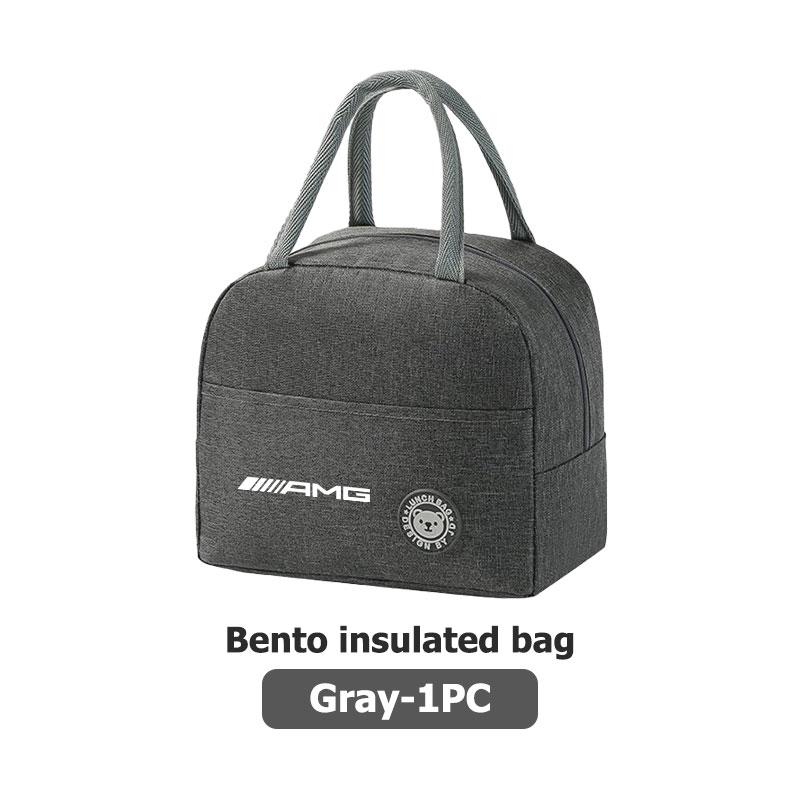 Portable Insulated Lunch Bag Cooler Bag Camping Picnic Bento Bag For Mercedes Benz AMG W204 W205 W203 W211 W201 W210 W108 W124 BJ2