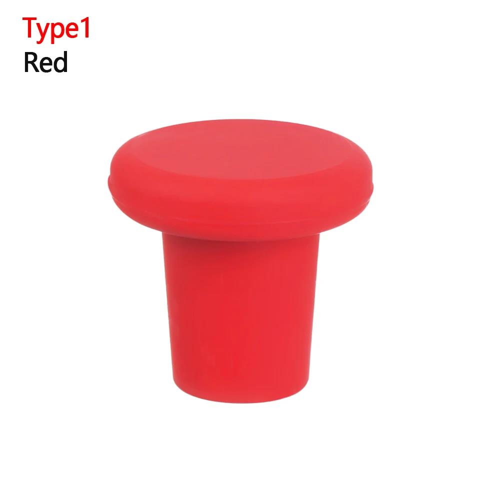 Silicone Champagne Wine Beer Bottle Cork Stopper Plug Wine Bottle Sealer Cap Stopper Bar Kitchen Tool Vacuum Sealed Sealer Plug 7