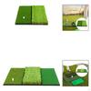 Golf Hitting Mat Green Foldable Driving Range Pad Improve Skills Equipment Backyard Games