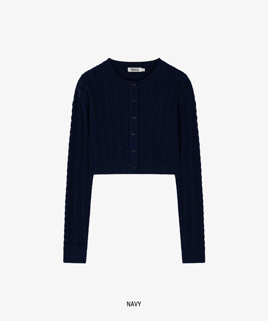 GROVE Grato Cable Cardigan [4Colors]