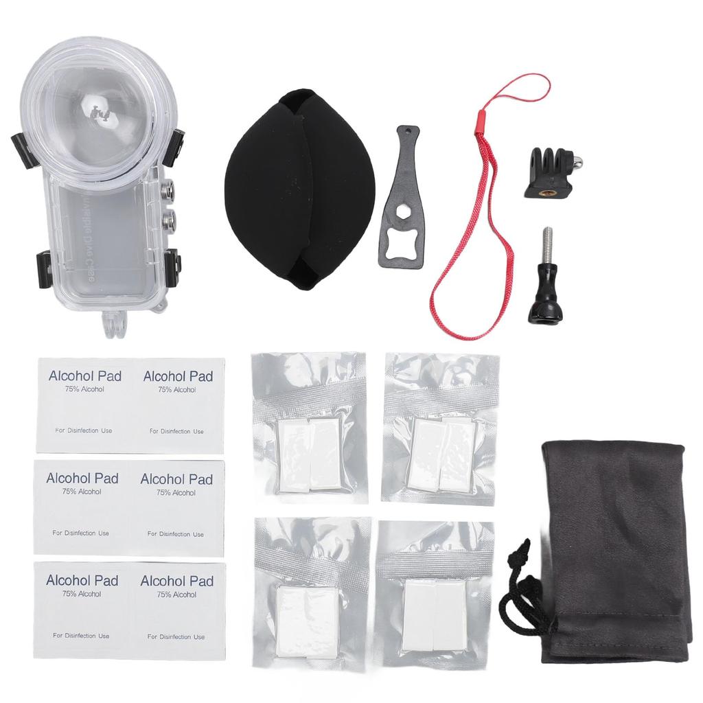 Водонепроницаемый чехол для экшн-камеры, бокс для дайвинга с водозащитным корпусом 164 фута, водонепроницаемый чехол для X3 X3, кронштейн, устойчивый, устойчивый к царапинам