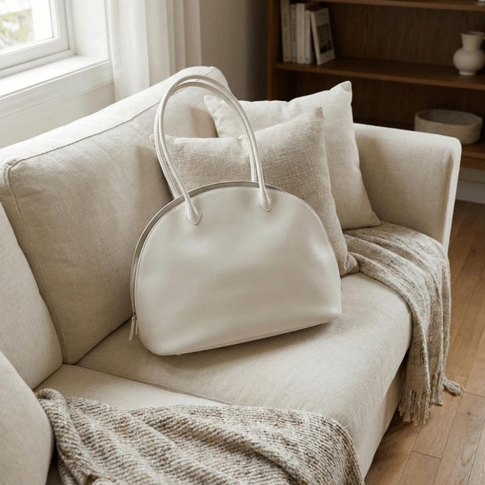 Versatile Style Shell Shoulder Bag Soft Handheld Shoulder Bag New PU Leather Tote Bag Shopping Bag