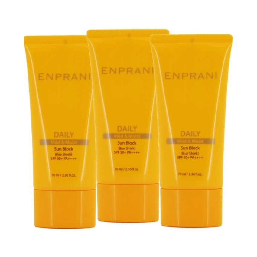 Enprani Daily Мягкий и Увлажняющий Солнцезащитный Крем SPF50+ PA++++ 70мл 1Pc/2Pcs/3Pcs