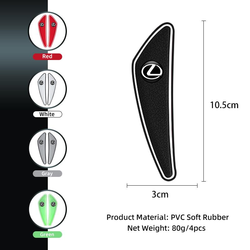 Car Door Anti-collision Sticker Auto Scratch Protector Strip For Lexus CT ES GS IS250 CT200h IS300h ES300h RX400h NX300h IS200 PF6