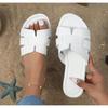 Летние тапочки Женская обувь Женские высококачественные шлепанцы Сандалии Женская обувь Новый дизайн Пляжная обувь на плоской подошве Женские тапочки