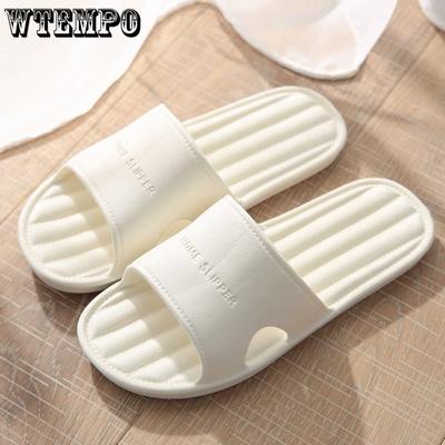 Брендовые летние бытовые парные домашние нескользящие бесшумные крутые тапочки для ванной и ванной, модные носимые сандалии