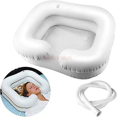 Inflatable Shampoo Pad Double Layer Thickened Wash Basin Patient Bed Care Cleaning And Folding Of Shampoo Pool