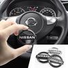 5.2x4.4CM ABS Логотип Наклейка-эмблема на руль автомобиля Nissan Для Nissan Qashqai Juke Pulsar Sentra Altima Patrol Micra Rogue Alm
