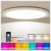 Coizabera LED Ceiling Light 10 Tatami 5200lm Indirect Light RGB Color Dimming Color Ultra Thin Ceiling Light Fixture Stylish Electric Fluorescent
