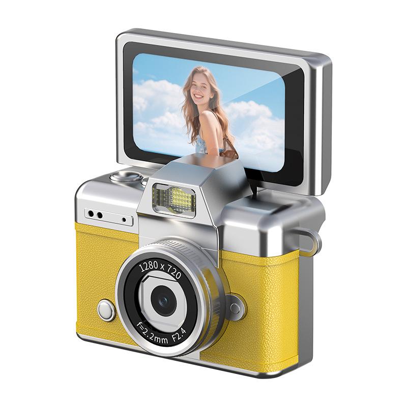 Ретро Мини Цифровая Камера HD CCD с Откидным Экраном-Большим Пальцем для Детей