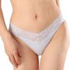 Cotton Lace Thongs for Women Sexy Seamless Low Waist Panties Ladies Breathable No Show Stretch Underwear