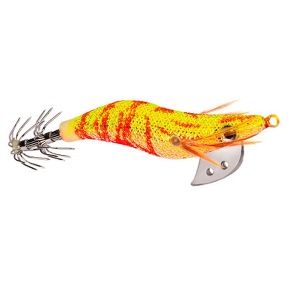 2.0# 2.5# 3.0# Jigs Luminous Lifelike Squid Hook Wood Shrimp Lures Octopus Bait Fishing Tackle