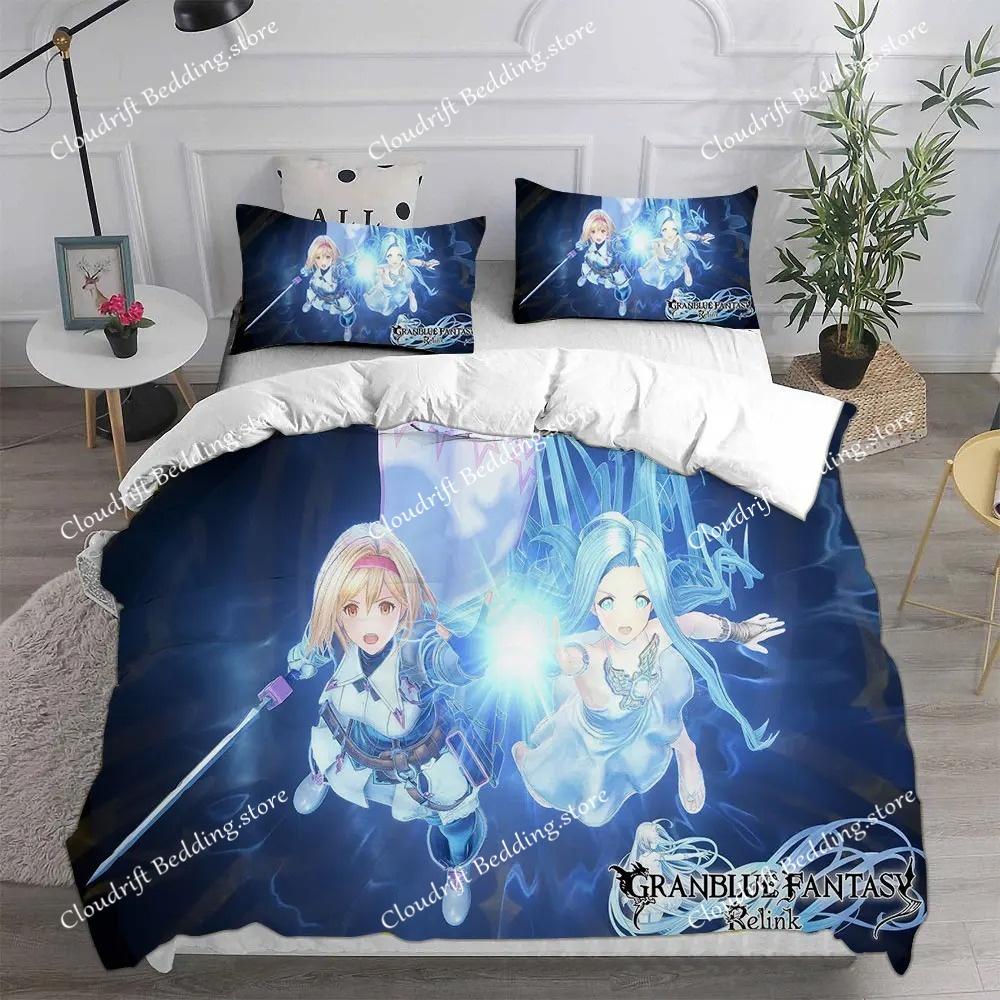 Модные 3D-игры Granblue Fantasy Постельное белье, одеяло, покрывало, пододеяльник, наволочка, наборы для детей и взрослых
