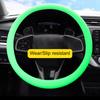 Универсальный силиконовый чехол на руль, эластичный водонепроницаемый с мягкой текстурой, защитное украшение для автомобиля
