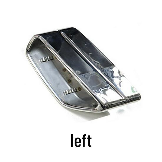 Декоративная рамка черного цвета для наконечника выхлопной трубы для BMW 525li/530i G30/G38