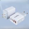 New 2A Plus 2C Multi-port PD55W Fast Charger European and American Multi-port Charging Head Power Supply