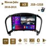 2din Android автомобильное радио мультимедийный видеоплеер Carplay GPS-навигация для Nissan Juke YF15 2010-2014 головное устройство 2 + 32 ГБ