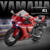1/12 YAMAHA R1 Мотоцикл Сплав Игрушки-машинки Металлические литые модели Мотоциклы Модель со светом и звуком Транспортное средство для детей Подарки M33