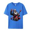 Rock Roll Christmas Santa Claus Guitar Player T-Shirts Autumn Soft Mens Tee Shirts Pure Cotton T Shirts