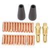 Набор из 28 шт., латунный газовый диффузор с сердечником из флюса и наконечники 0,031–0,035 дюйма для Magnum 100 л