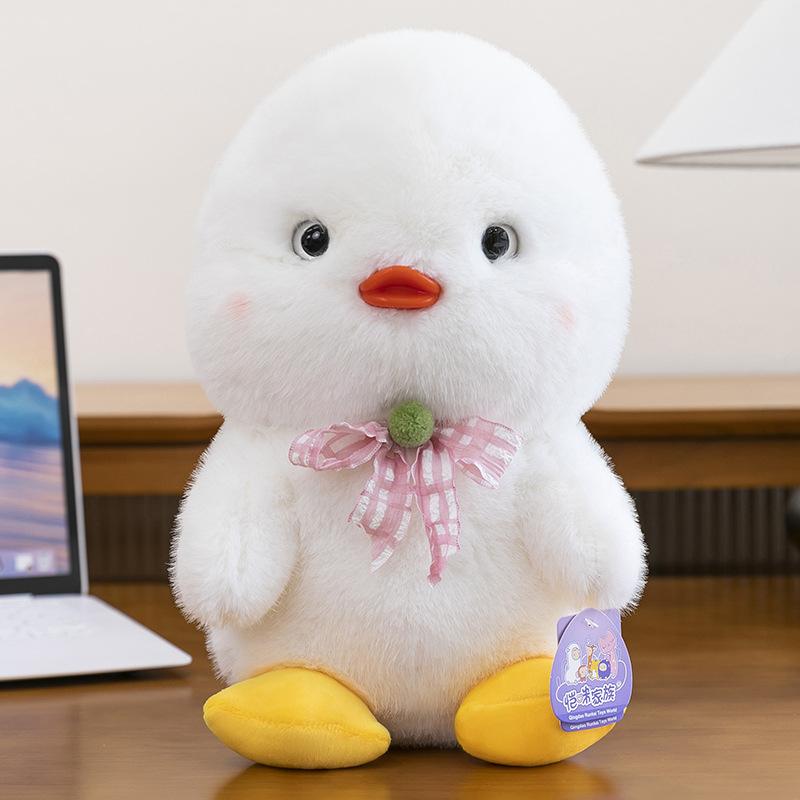 New Cute Orange Duck Plush Toy Doll Cute Grabbing Machine Doll Home Decoration Children's Gift