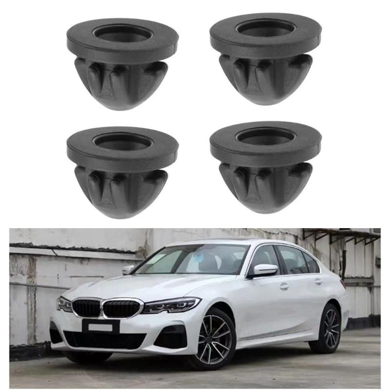 4 шт. опорный стержень капота автомобиля, зажим для втулки капота автомобиля, брызговик под крышкой двигателя 11127614138