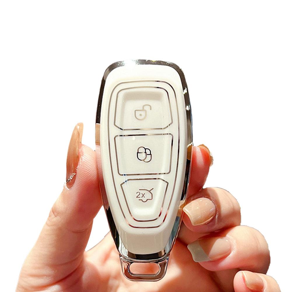 1 шт. чехол для смарт-ключа автомобиля, чехол для FORD Focus 3 4 ST Mondeo 3 4 Fiesta Fusion Kuga Ecosport, защитный брелок, аксессуары G8M6
