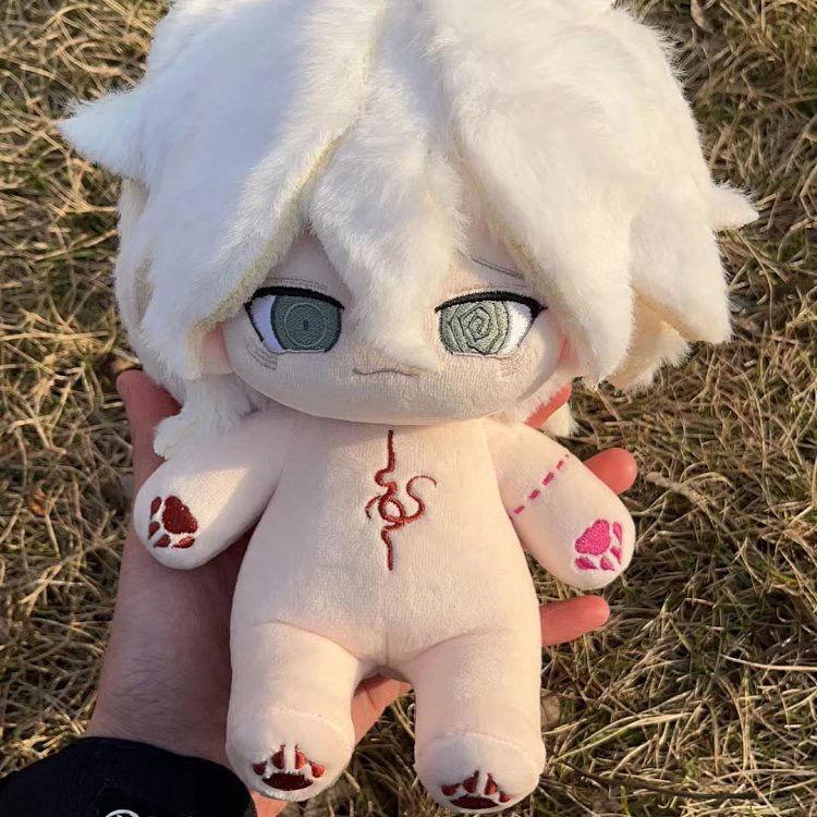 Stuffed 20Cm Anime Danganronpa Komaeda Nagito Cosplay Plush With Skeleton Doll Toys For Fan Collection Plush Birthday Gift