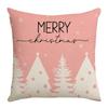 Новая Рождественская Подушка Гостиная Диван Спальня Балкон Подушка Односторонняя Лен Домашняя Подушка