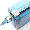 Used MCM Shoulder Bag leather Blue Used Women