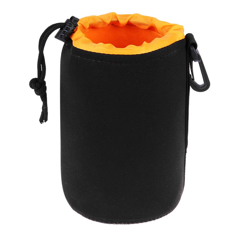 1pcs Camera Lens Bag Photography Lens Pouch Neoprene Waterproof Backpack Drawstring Protector Case for Most Digital SLR Camera
