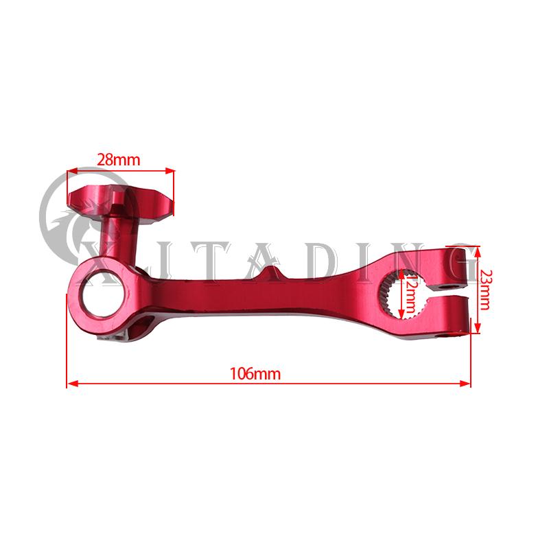 Motorcycle Universal Accessories CNC Rocker Arm Rear Brake Adjustable Tension Lever Pit Dirt Bike ATV Motorbik Modification Part