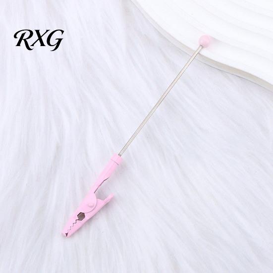 Metal Crocodile Clips Beadable Clip, Long-Tailed Clamp, Note Clip Memo Holder, Sturdy Holders DIY Photo for Office Home Desk, Party Favors Decorative
