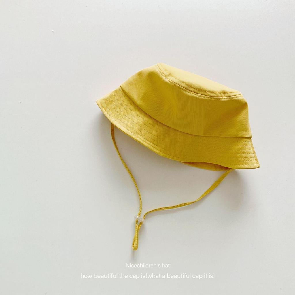 2023 Корейский стиль однотонная рыбацкая шляпа для женщин и мужчин: Маленькая окружность головы, универсальная, идеально подходит для лета и осени