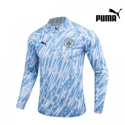 Galleria Puma Manchester City Warm Up Half Zip Up с длинным рукавом джерси свитшот