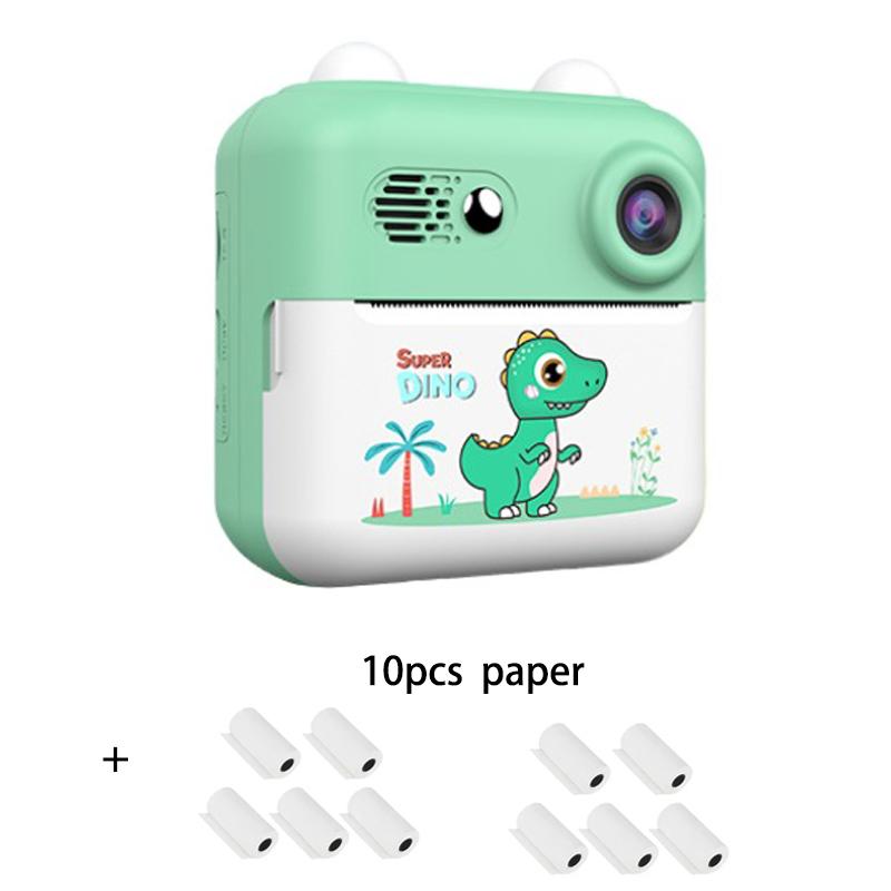 Милый детский мультяшный портативный термопринтер-камера, детская камера мгновенной печати, мини-фотокамера, цифровые камеры