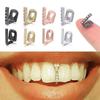 Funny Jewelry Body Jewelry Top & Bottom Grillz Tooth Caps Single Clips Grillz Hip Hop Teeth Grillz