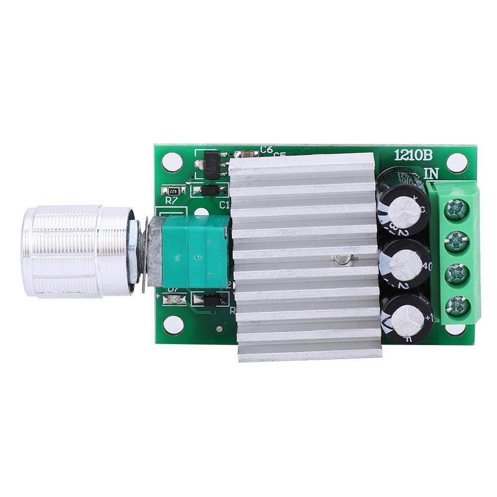 DC 1230V ШИМ Регулятор скорости двигателя постоянного тока Модуль платы 10А Высокомощный регулятор скорости Диммирование