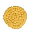 Hand Made Wool Felt Coasters Prevent Scalding Tableware Placemat Dinner Mats  Table Display