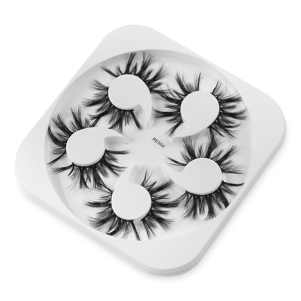 Wispies Fluffies Eye Makeup Tools Thick Long 3D Faux Mink Lash Eyelashes Extension False Eyelashes