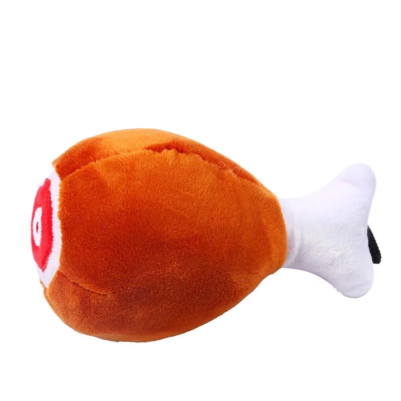 Игрушки для домашних животных Большие барабанные палочки Игрушки с кусающим звуком Игрушка для собак Смешная цыпленок Игрушка для собак Мягкие плюшевые игрушки с щенками Игрушки для жевания, устойчивые к укусам