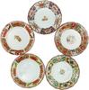 Tableware Nishiki Japanese Bowl X5pcs and Plate X5pcs Set Ko-Imari Set, Porcelain/Size(cm) 12x5.6, 11.3x2/No099994